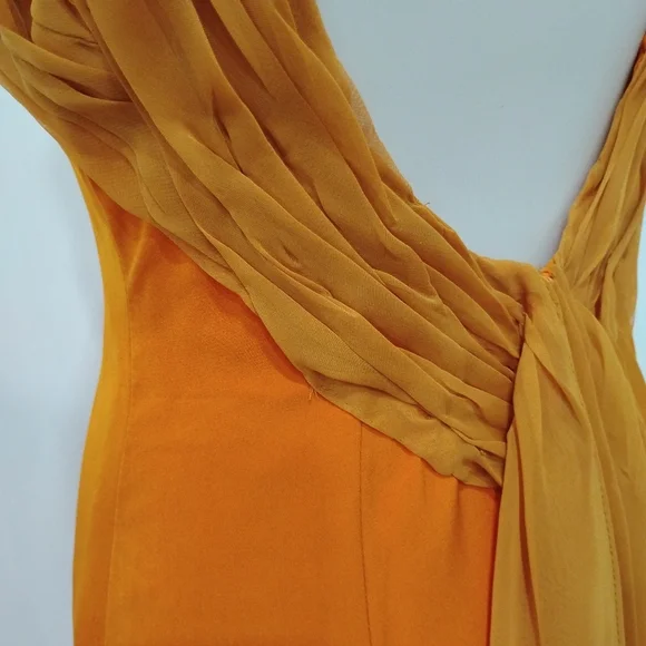 Vintage Orange Maxi Dress - Picture 13 of 15